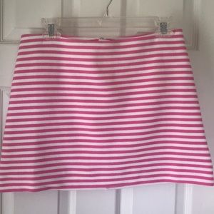 Lilly Pulitzer Pink&White Stripe Skirt- sz 6